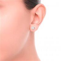 Boucles d'oreilles Recarlo Femme Anniversary in Or blanc Diamante E01PX730/055 - E01PX730/055